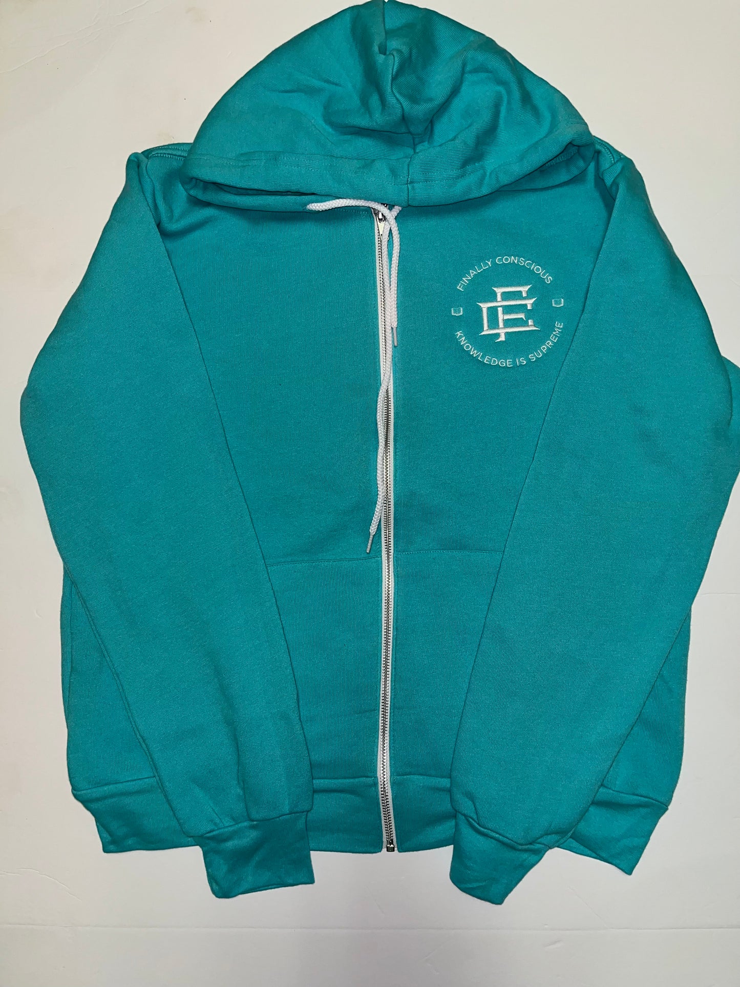 FC Embroidered zip hooded